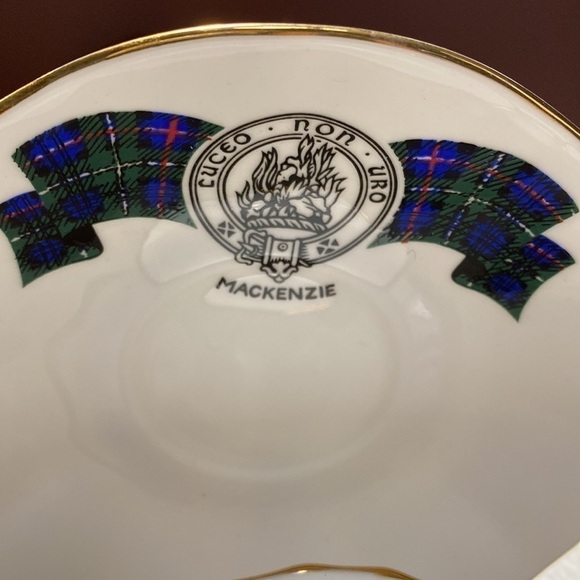 MACKENZIE Teacup and Saucer, Elizabethan Teacup, Scottish Teacups - Picture 4 of 8